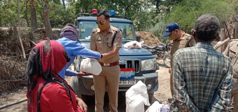 हल्द्वानी : कालाढूंगी नैनीताल पुलिस ने फरिश्ता बनकर 08 परिवारों को दिया सहारा.