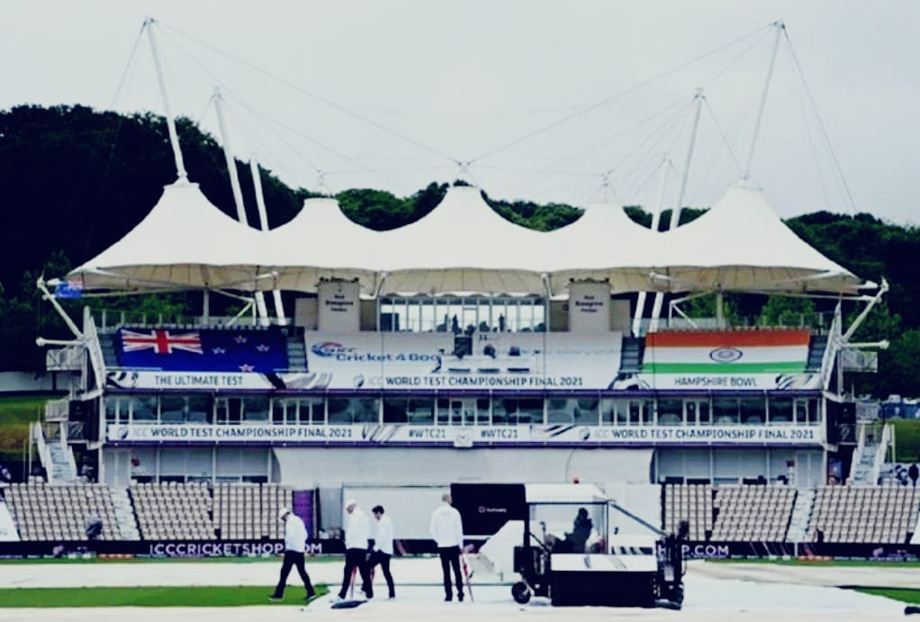 Nz. vs IND WTC फाइनल का मजा बारिश ने किया  किरकिरा,  खेल रद्द.