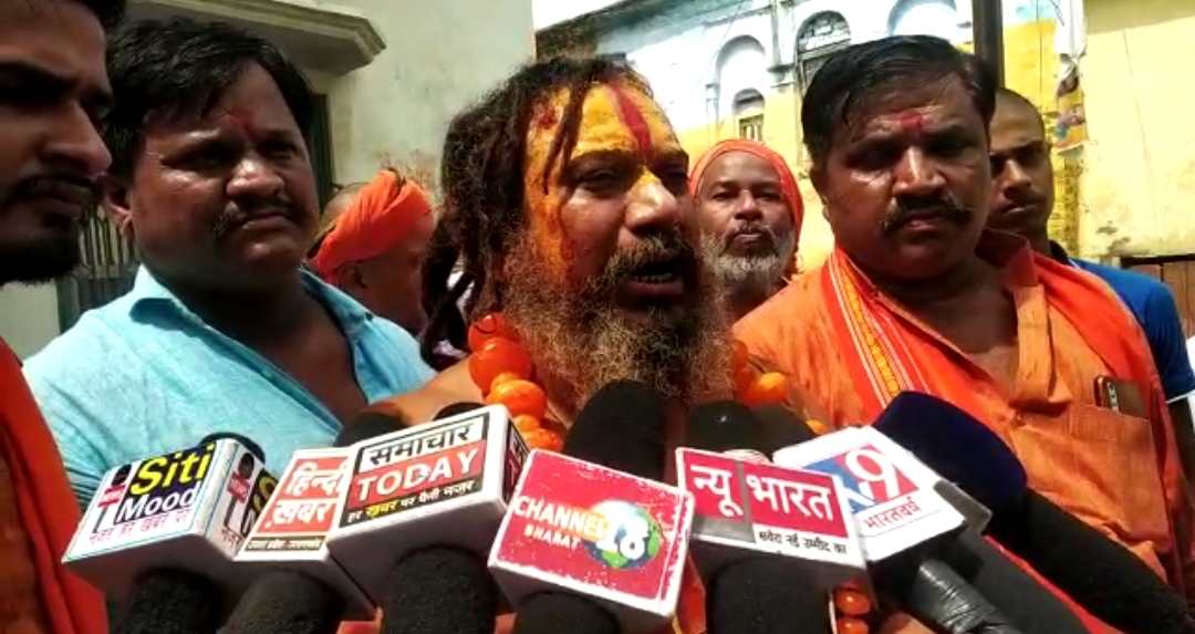 महंत परमहंस दास का एलान पीएम मोदी देश को हिन्दू राष्ट्र घोषित करें नही तो वह 2 अक्टूबर को लेंगे सरयू में जल समाधी