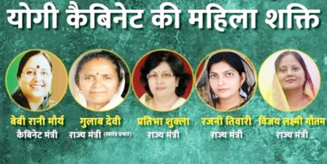 ये है योगी कैबिनेट की मातृशक्ति, 52 मंत्रियों की लिस्ट में सिर्फ 5 महिलाओं को मिली जगह, आप भी जानिए इनमें कौन-कौन है शामिल?