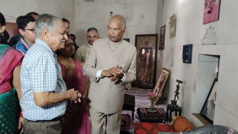 Shahjahanpur – Former President Ram Nath Kovind Visits Ramchandra Mission Ashram in Shahjahanpur