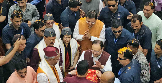 ऋषिकेश एम्स: दीक्षांत समारोह में पहुंचे केंद्रीय स्वास्थ्य मंत्री नड्डा, डॉक्टरों को प्रदान करेंगे डिग्री