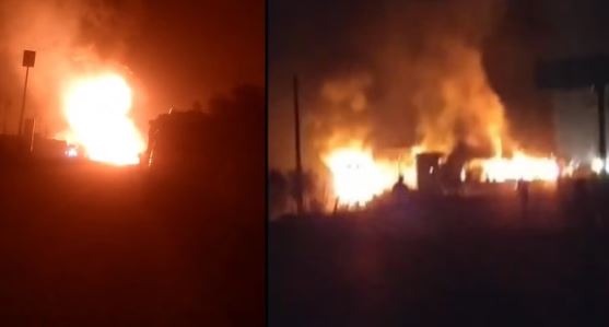 हादसा: आधी रात धमाके से गूंजा मंडियाला, नींद से उठकर भागे लोग..दूर तक दिखा आग का तांडव