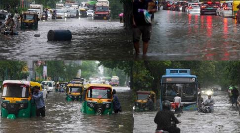 Rain: दिल्ली-एनसीआर में झमाझम बारिश.., जगह-जगह जलभराव,कैसा रहेगा मौसम का मिजाज?