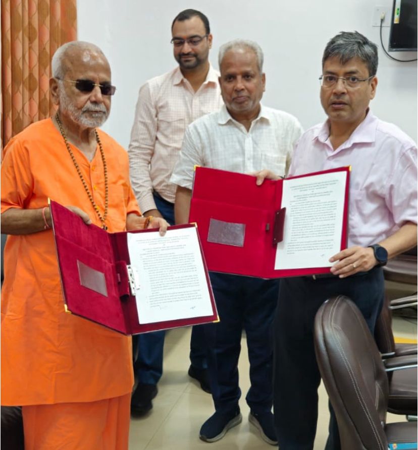 MoU Signed Between Uttar Pradesh Government and Mumukshu Ashram Trust