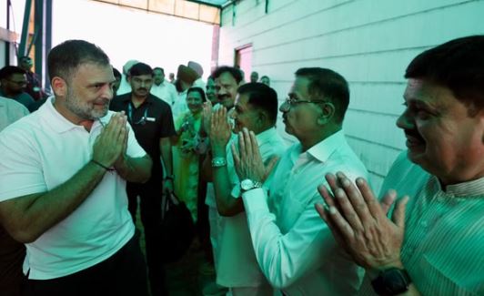 Rahul Gandhi- अमृतसर पहुंचे राहुल,अजनाला और रमदास में बाढ़ पीड़ितों से करेंगे मुलाकात