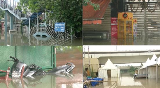 दिल्ली सचिवालय तक पहुंचा यमुना का पानी..राहत शिविर भी डूबे, 208 मीटर के करीब जलस्तर