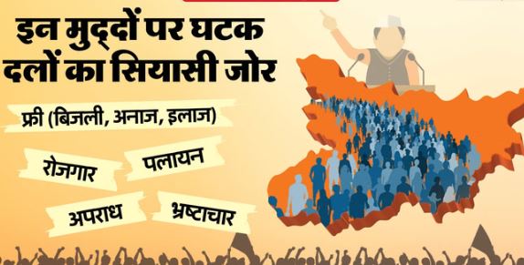 बिहार विधानसभा चुनाव- महागठबंधन और NDA के तरकश में कितने तीर? इन 5 मुद्दों पर ही बिहार का चुनाव लड़ रहे दोनों गुट