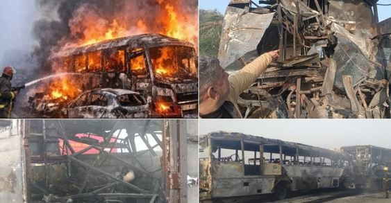 यमुना एक्सप्रेस-वे दर्दनाक हादसा-: आग बुझी तो मिले कंकाल, 17 बैग में भरकर पोस्टमार्टम के लिए लाए गए शरीर के हिस्से