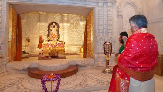 रामनगरी पहुंचे CM चंद्रबाबू नायडू, राममंदिर में किया दर्शन-पूजन; सप्त ऋषि मंदिर में भी टेका माथा