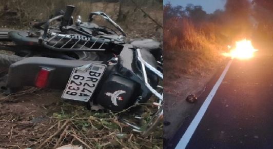 Bihar-  बिहार में भीषण हादसे में 4 युवकों की मौत, दो बाइकों के बीच आमने-सामने की टक्कर, एक में आग भी लगी