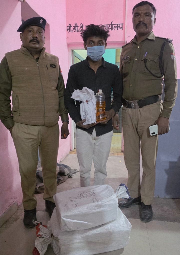 बेरीपड़ाव / हल्दूचौड़: हल्दूचौड़ पुलिस ने अवैध शराब के साथ गौरव आर्या को किया गिरफ्तार