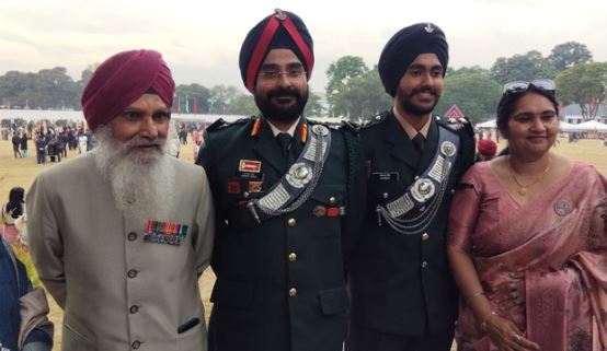 देहरादून- दादा ने लड़ी चीन के साथ लड़ाई, अब पोता बना लेफ्टिनेंट, परदादा भी कर चुके देश सेवा