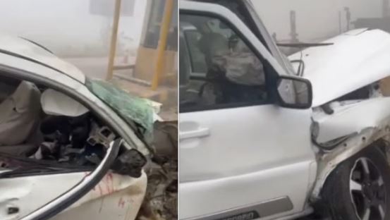 बड़ा हादसा:- बेटी के शगुन में जा रहे परिवार की गाड़ियों में टक्कर, BSF जवान समेत तीन की मौत