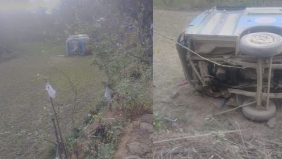 Bus Accident: सड़क से अनियंत्रित होकर नीचे खेत में गिरी एचआरटीसी बस, 7 यात्री घायल