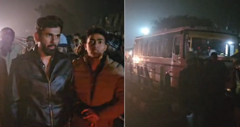 UP- शाहजहांपुर में खड़ी रोडवेज बस से टकराई मौलाना तौकीर रजा के बेटे की कार, बरामद हुई ड्रग्स