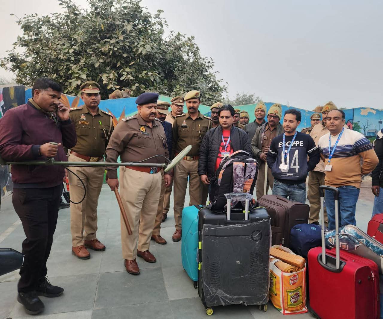 अयोध्या: गणतंत्र दिवस को लेकर शहर में सघन चेकिंग अभियान