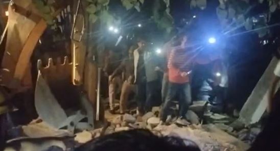 कोटा-  3 मंजिला इमारत ढही, दो की मौत, मलबे में दबे 13 लोगों को बाहर निकाला गया