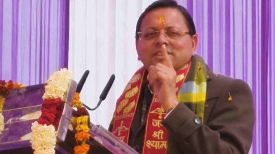 देहरादून- नवनिर्मित खाटू श्याम मंदिर में प्राण प्रतिष्ठा कार्यक्रम में पहुंचे CMम धामी, समिति ने किया स्वागत