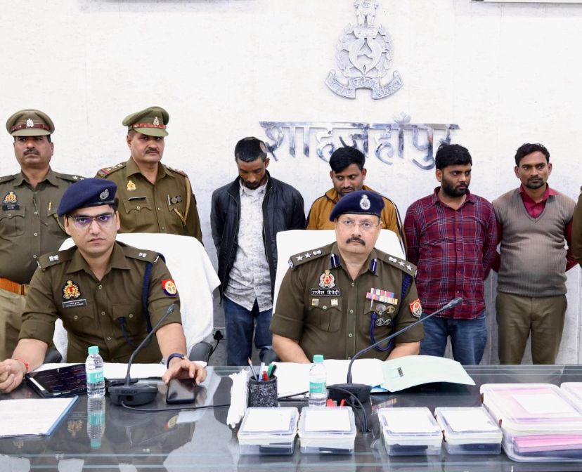Shahjahanpur Police worked out ₹2 crore GST fraud , 4 held at Shahjahanpur