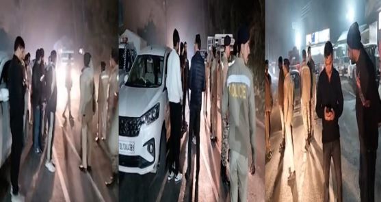 शिमला- हाई वोल्टेज ड्रामा, शाम को युवा कार्यकर्ताओं को लेकर जा रही दिल्ली पुलिस को शोघी में रोका