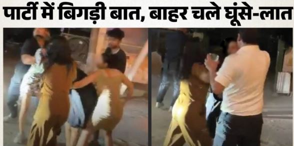 भोपाल- देर रात क्लब के बाहर युवतियों के बीच जमकर मारपीट, बीच सड़क होता रहा हंगामा