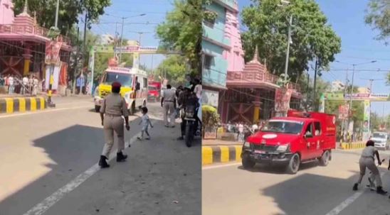 Bihar- सीएम नीतीश कुमार की समृद्धि यात्रा के दौरान सुरक्षा में चूक, बच्ची के काफिले में आने से हड़कंप