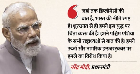 PM मोदी बोले- जहाजों पर हमला और होर्मुज स्ट्रेट में रुकावट मंजूर नहीं,लोकसभा में PM मोदी ने क्या-क्या कहा? जानिए सबकुछ