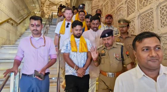 अयोध्या- रामलला के दरबार पहुंची ‘लखनऊ सुपर जायंट्स’ की टीम, कप्तान ऋषभ पंत ने विधिवत पूजा-अर्चना की