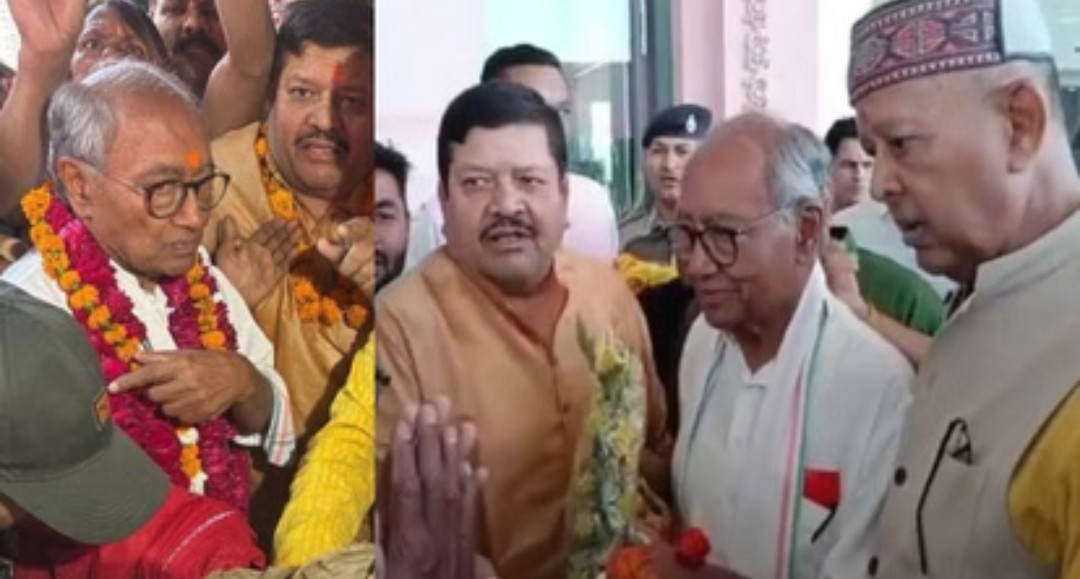 अयोध्या- पूर्व मुख्यमंत्री दिग्विजय सिंह ने रामलला के दर्शन-पूजन किये, बोले- रामनवमी पर अयोध्या आना मेरा सौभाग्य