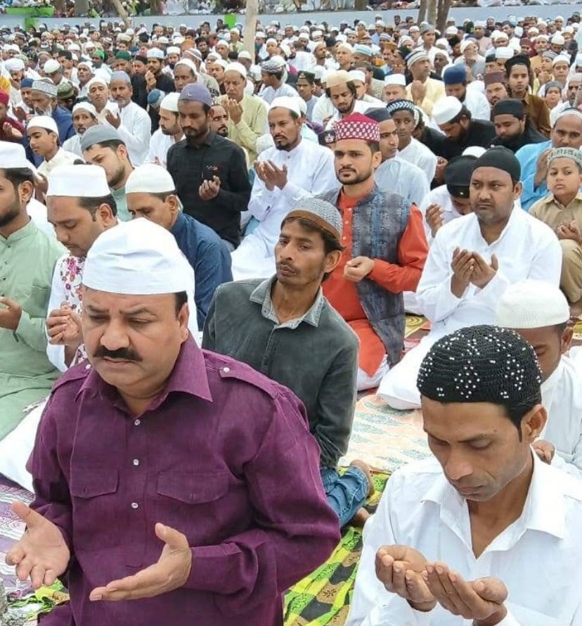 Successfully Eid prayers held at Shahjahanpur