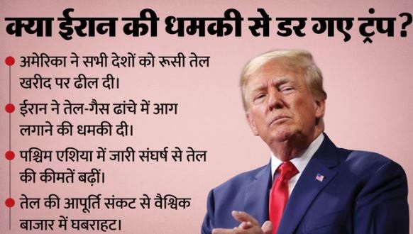 धमकी से दहला तेल बाजार: ट्रंप भी हुए सतर्क, सभी देशों को रूसी तेल खरीद पर दी अस्थायी ढील
