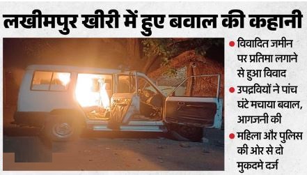 लखीमपुर बवाल: प्रधान सहित 82 नामजद, 200 से अधिक अज्ञात, घर छोड़कर भागे आरोपी