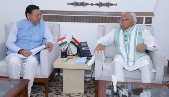 उत्तराखंड: केंद्रीय ऊर्जा मंत्री से मिले CM धामी, हरिद्वार गंगा कॉरिडोर के लिए 325 करोड़ की सहायता का किया अनुरोध