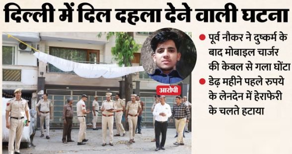 IRS अधिकारी की बेटी से हैवानियत- दुष्कर्म के बाद हत्या की, चेहरे और छाती को बुरी तरह नोचा