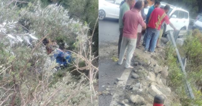 मसूरी: दर्दनाक हादसा, 50 मीटर गहरी खाई में गिरा पानी का टैंकर, चालक की मौके पर मौत