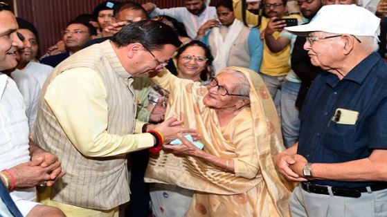 हल्द्वानी- वरिष्ठ नागरिक सम्मान एवं खेल समारोह का समापन,CM धामी बोले- कोटाबाग में होगा वृद्धाश्रम का निर्माण