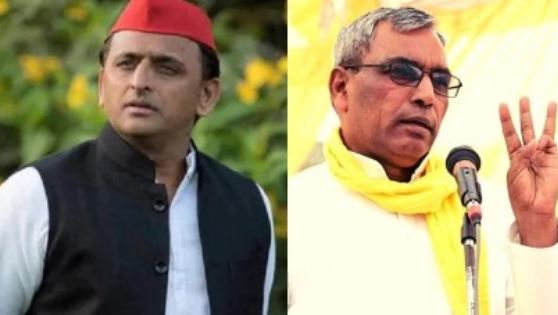 UP- चुनाव से पहले सपा में टूट, राष्ट्रीय सचिव सहित 30 पदाधिकारी ओपी राजभर की पार्टी में शामिल