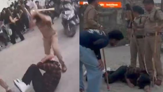 देहरादून- प्रेमनगर में निजी विश्वविद्यालय में हंगामा, लाठीचार्ज के बाद 2 पुलिसकर्मी लाइन हाजिर