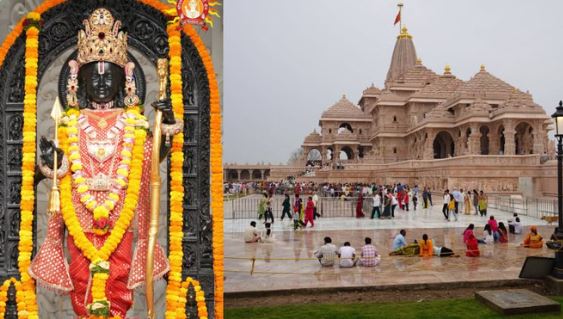 अयोध्या- पहले बड़े मंगल पर राममंदिर में उमड़ी आस्था, धूप न होने से दर्शनार्थियों ने लिया मौसम का मजा