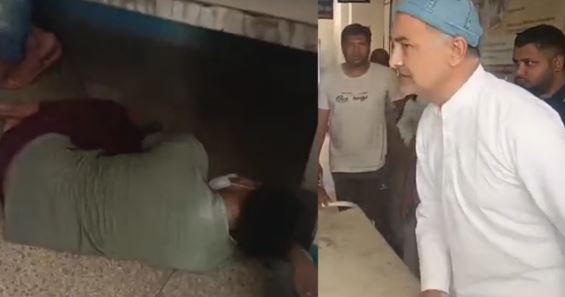 रुड़की: सीएचसी में बदहाली देख भड़के विधायक, केंद्र प्रभारी ड्यूटी से थे नदारद, जमीन पर तड़पता मिला मरीज