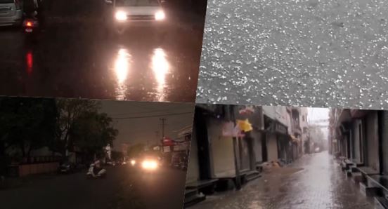 Weather: तेज आंधी के साथ बरसे बदरा, ओले पड़े और दिन में छाया अंधेरा, UP से उत्तराखंड, पंजाब तक बदला मौसम