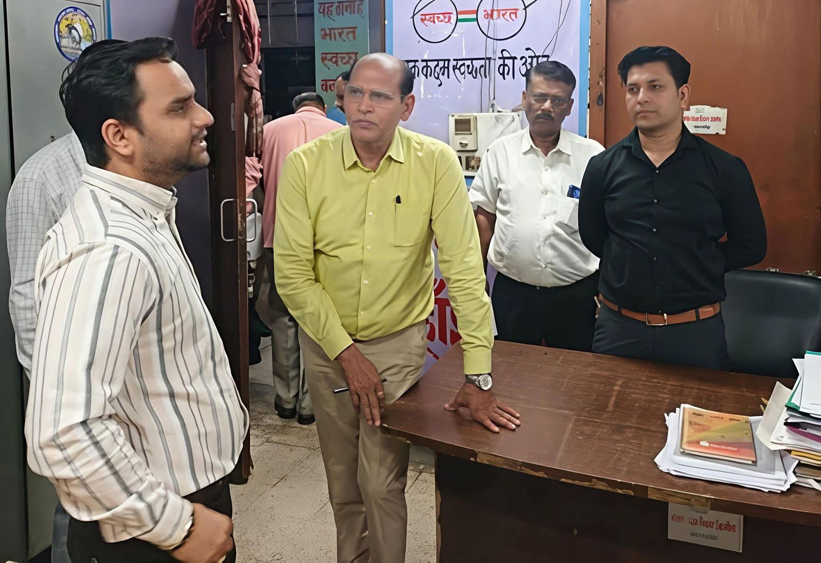 Chief Development Officer Conducts Surprise Inspection of Vikas Bhawan