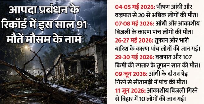 Bihar- वज्रपात या ऐसी अन्य आपदाओं में मौत पर सरकार देती है कितना मुआवजा, कैसे मिलता है और किसे?