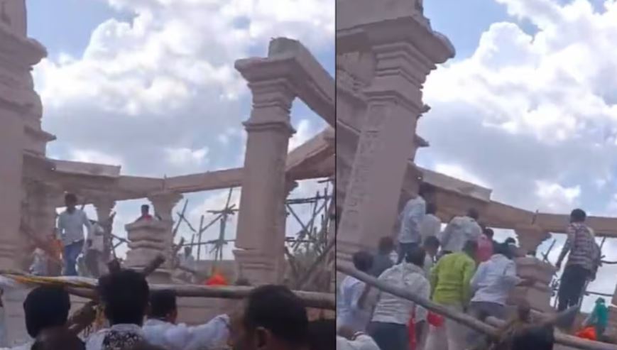 महाराष्ट्र- बड़ा हादसा: परभणी में निर्माणाधीन मंदिर का छत गिरा, हादसे में 3 की मौत, कई के दबने की आशंका