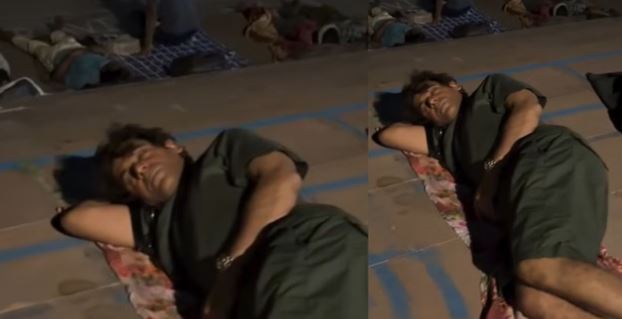 ऋषिकेश- बाबाओं के बीच फर्श पर सोते दिखे कॉमेडियन सुनील ग्रोवर! त्रिवेणी घाट का वीडियो हो रहा वायरल