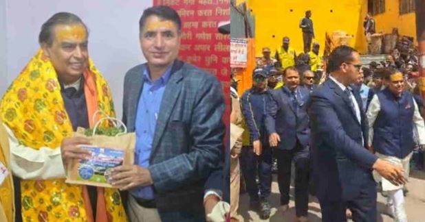उद्योगपति मुकेश अंबानी ने किए बदरीनाथ के दर्शन, भगवान बदरीविशाल का लिया आशीवार्द, 5 करोड़ किए दान