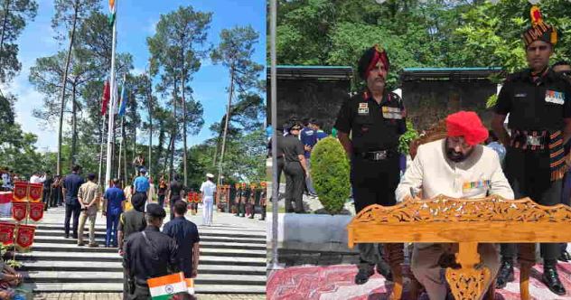 कारगिल विजय दिवस- चीड़बाग शौर्य स्थल पहुंचे राज्यपाल गुरमीत सिंह, बलिदानी जवानों को दी श्रद्धांजलि