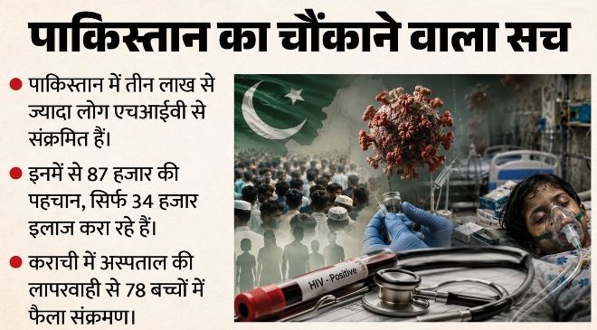 पाकिस्तान पर एचआईवी की मार, दुनिया में इसका कितना खतरा