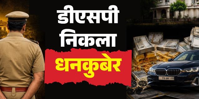 तेलंगाना- एसीबी का बड़ा एक्शन: डीएसपी के 16 ठिकानों पर की छापेमारी, 200 करोड़ से ज्यादा की मिली संपत्ति